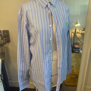 Blue Striped Men's Shirt